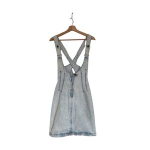 Vintage 90s acid wash Filippo Tutti Overall Dress